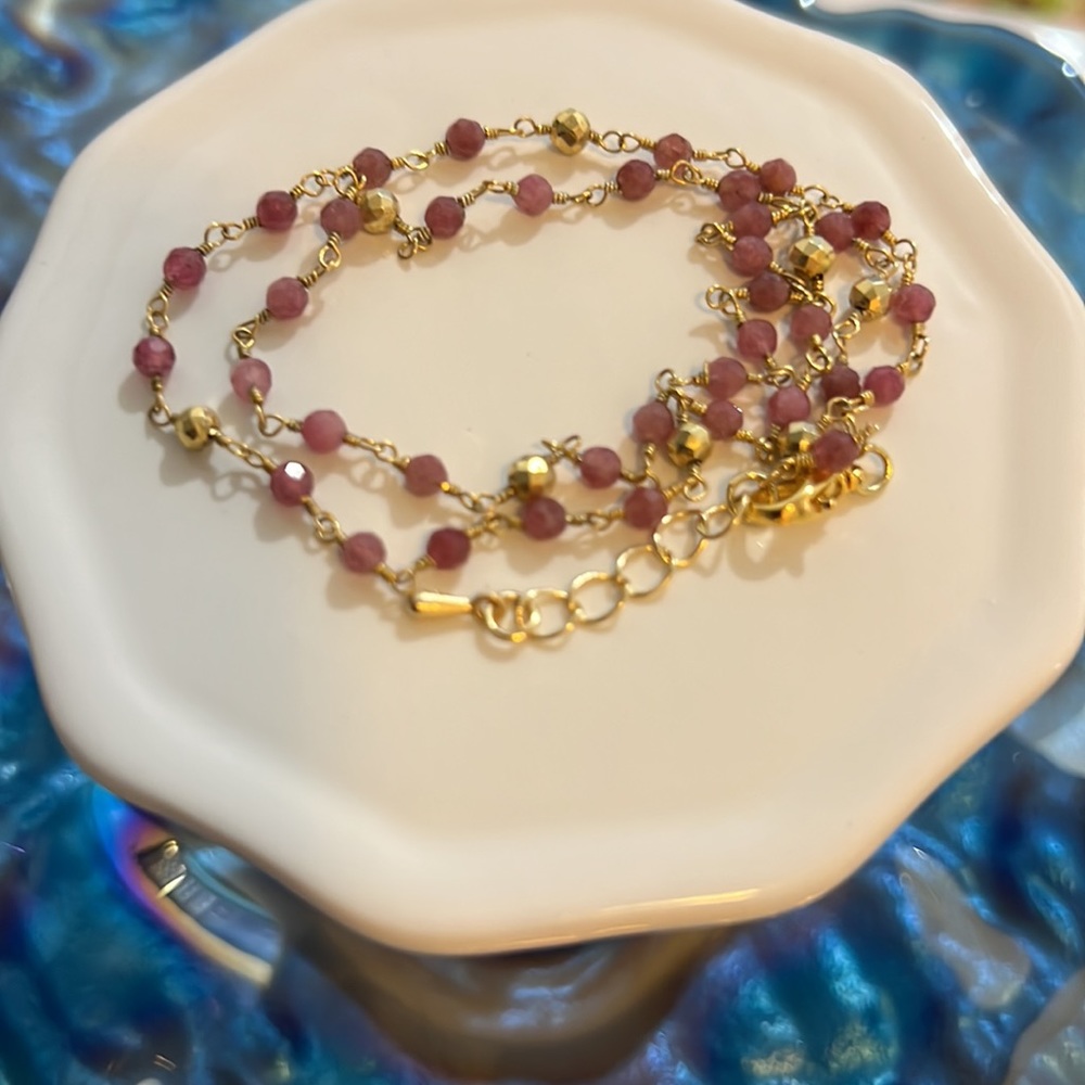 Pink Tourmaline Choker - Picture 3 of 3